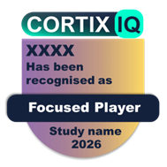 Focused Player Recognition Badge