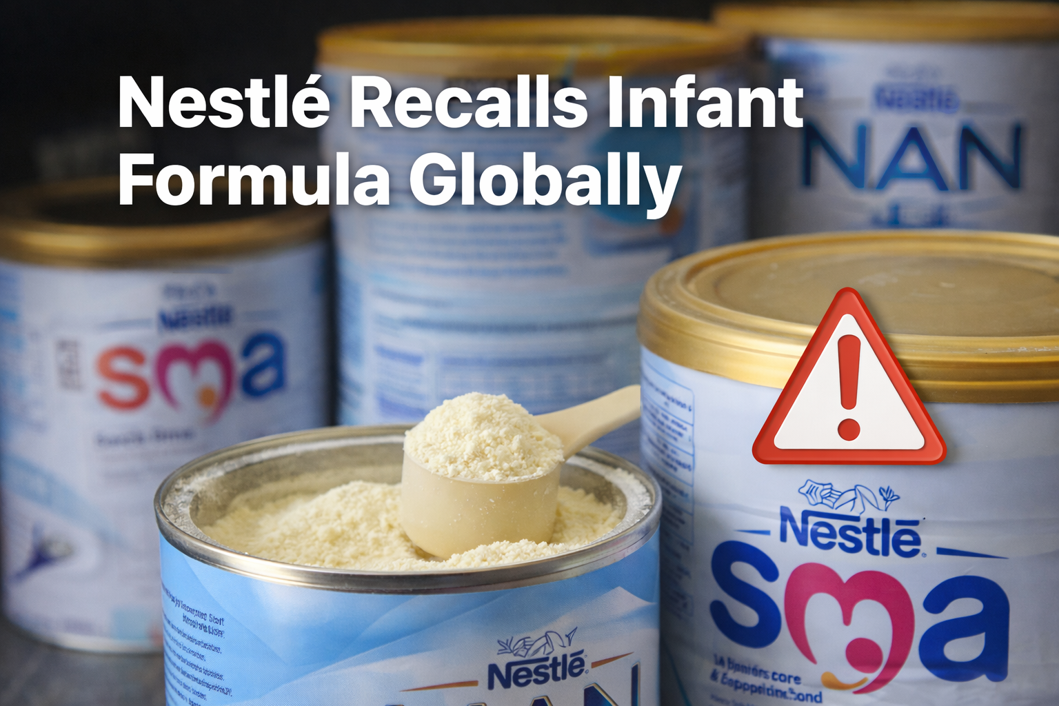 Nestlé Issues Global Infant Formula Recall Over Toxin Contamination Concerns